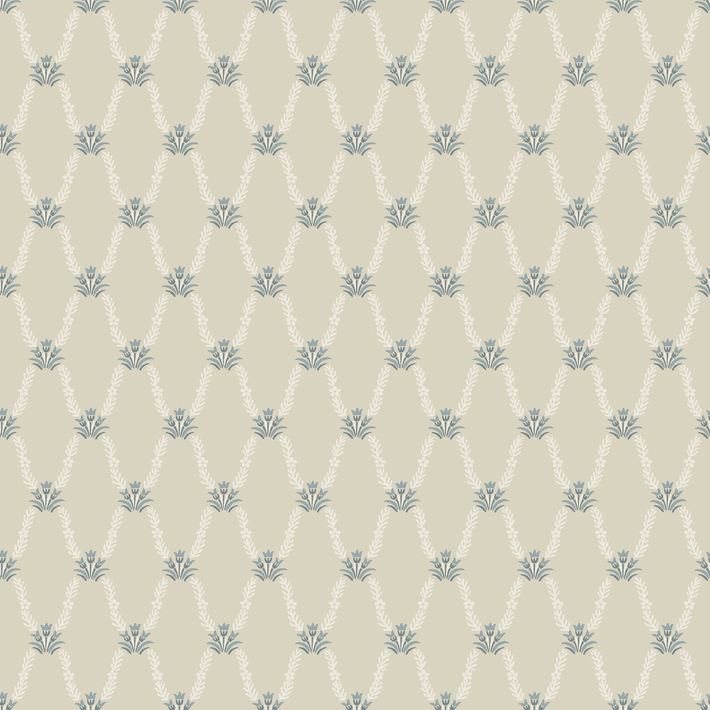 Our beautiful Hedvig is both an organic and graphic wallpaper pattern. 