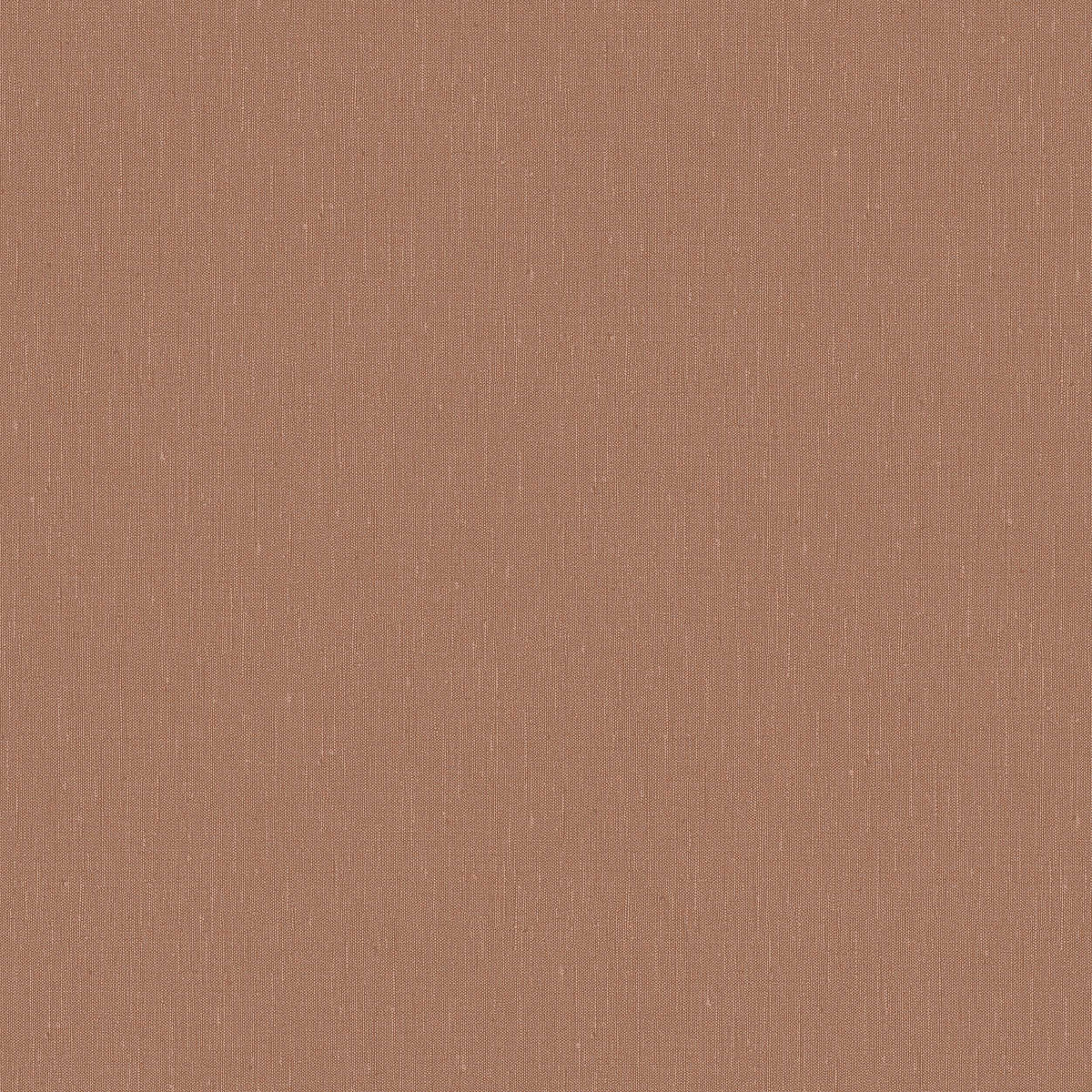 Deep Terra is a rich terracotta-colored wallpaper with a warm, earthy character. The wallpaper has a tactile linen texture that gives the color depth and a vibrant expression