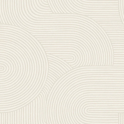 Transform your space with our Zen wallpaper shaded in soft, light beige tones. 