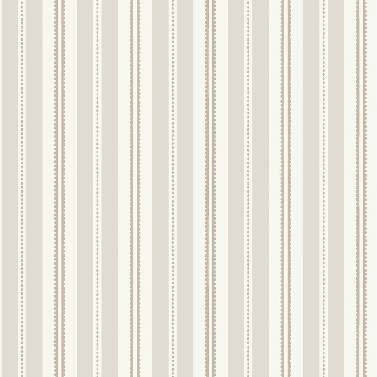 Warm and sophisticated, our Hedda wallpaper is colored in a palette of light grey with accents of hazelnut brown. 