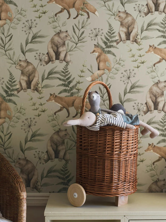Wild Forest is a collaboration between Newbie’s design studio and Boråstapeter. 