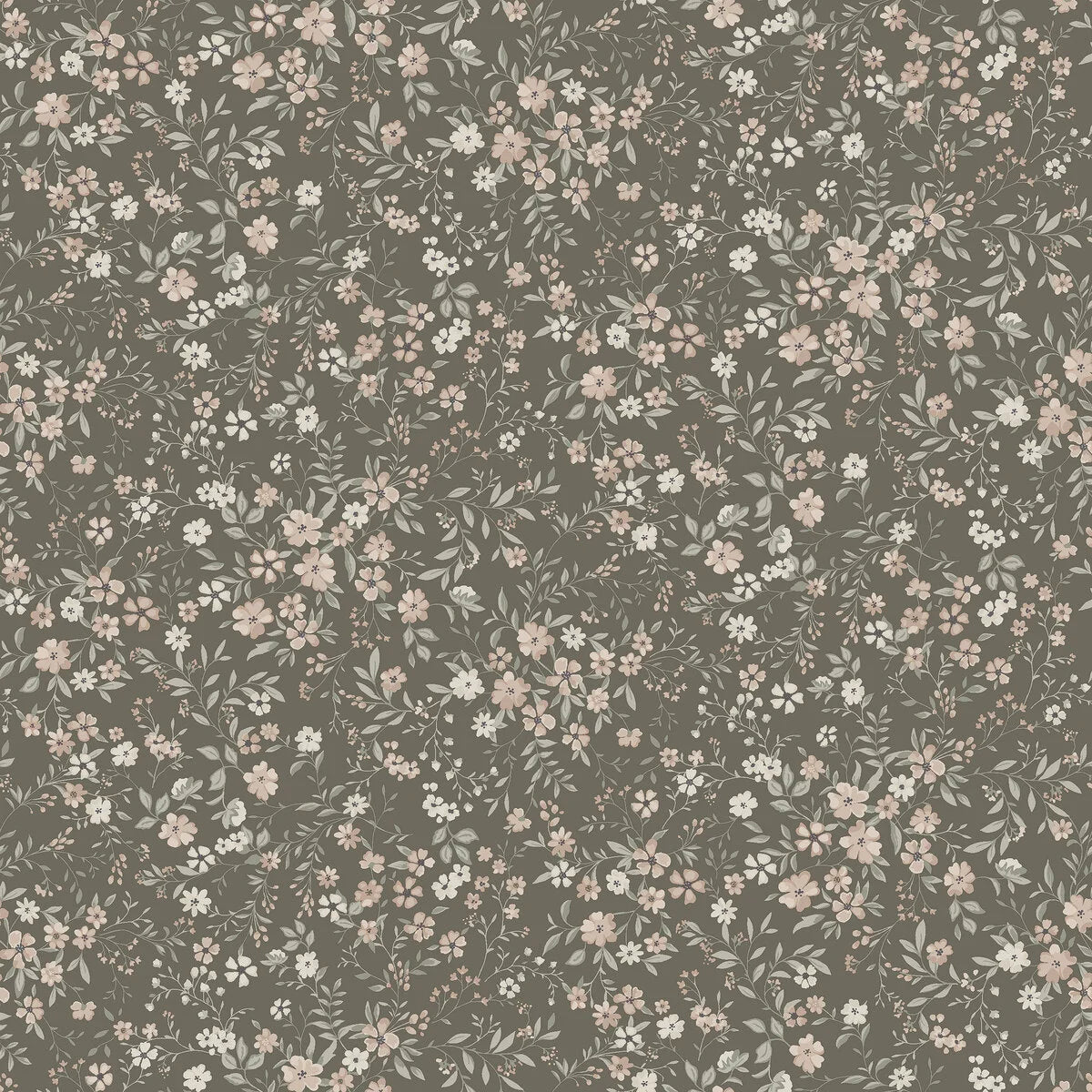 Colored in beautiful brown and powder pink, our Florence wallpaper transforms your child’s room into a charming oasis.
