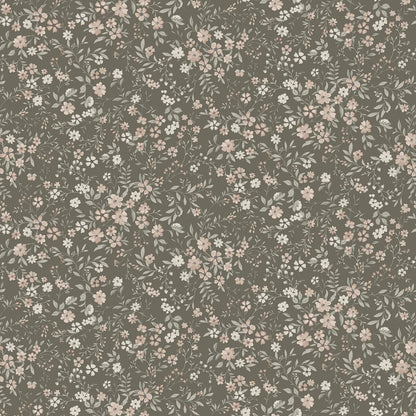 Colored in beautiful brown and powder pink, our Florence wallpaper transforms your child’s room into a charming oasis.