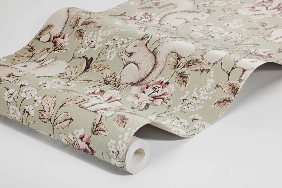 Created in collaboration with Swedish lifestyle brand Newbie, this Magic Forest wallpaper is perfect for hanging in your child’s room