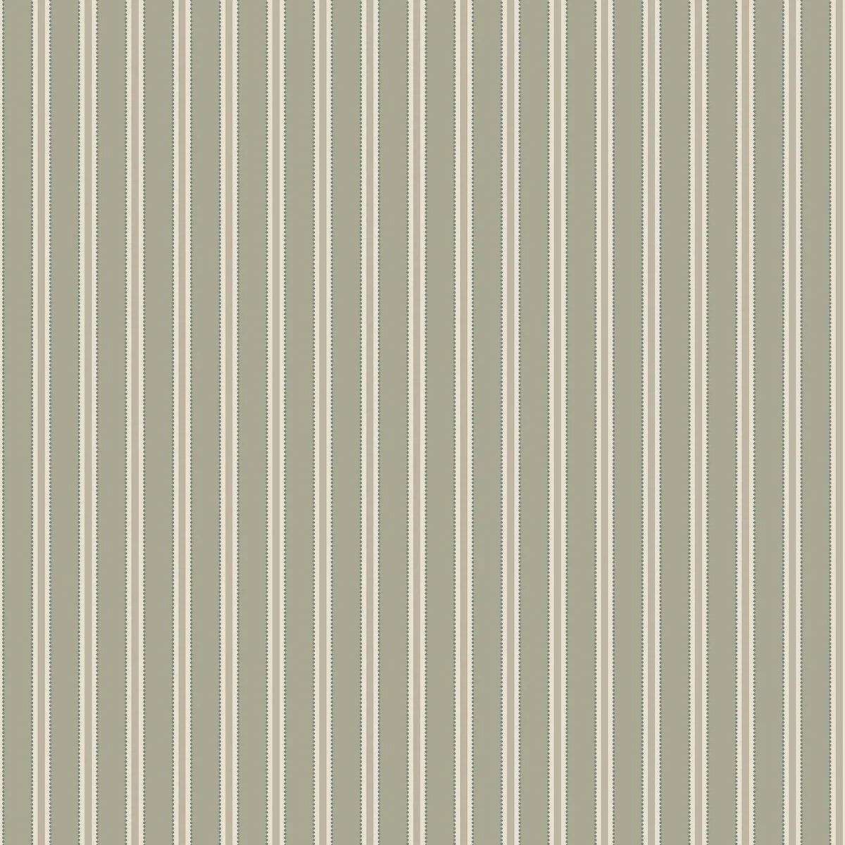 Pärlband wallpaper has a traditional Swedish pattern of dotted stripes that resemble strands of pearls.