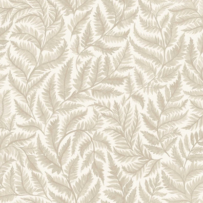 Colored in a cream white and beige palette, our Ferns wallpaper offers a refined and natural elegance. 
