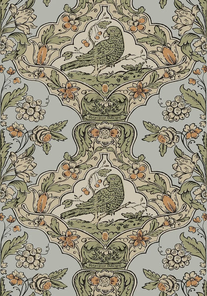 Donated to the Nordiska Museet in 1884, the 18th-century Skenninge wallpaper, is the oldest known Swedish-made wallpaper.