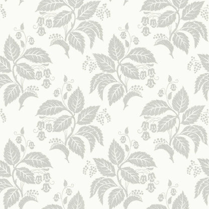Staying true to its 1830s origins with a fresh grey motif on a clean white background, our Tengbergska wallpaper is based on a preserved sample that is held in the Nordiska Museet’s collection.