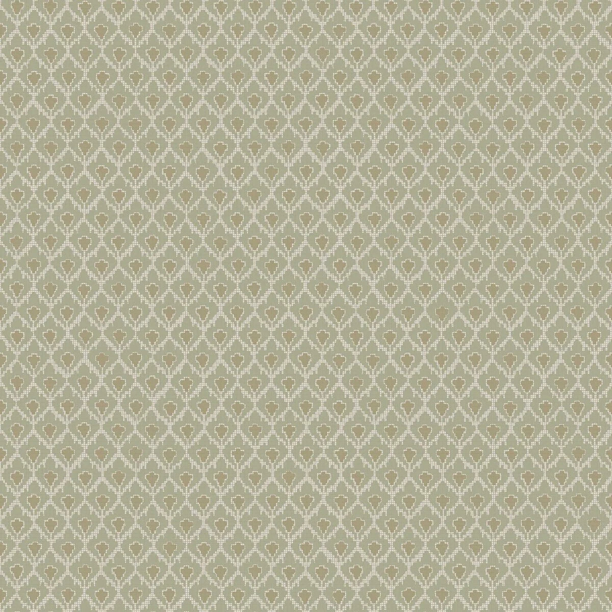  Understated, yet full of character, our Svea wallpaper is colored in a muted green palette lifted by ochre highlights that add a touch of warmth. 