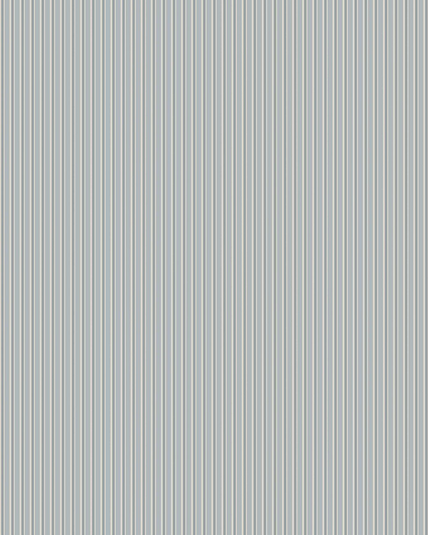 In delicate shades of blue and grey, this version of our Sam wallpaper captures the beauty of quiet simplicity.