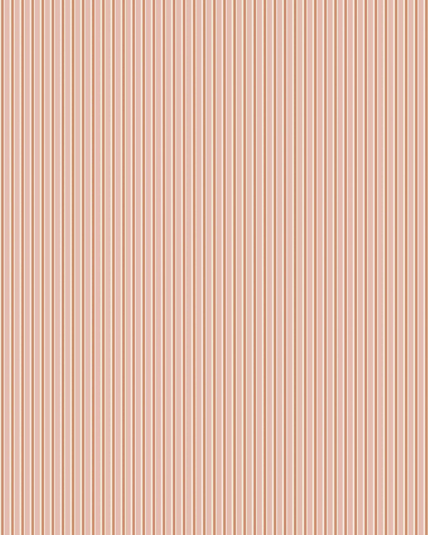 Colored in muted pink and red tones, our Sam wallpaper brings playful energy and warmth to the walls