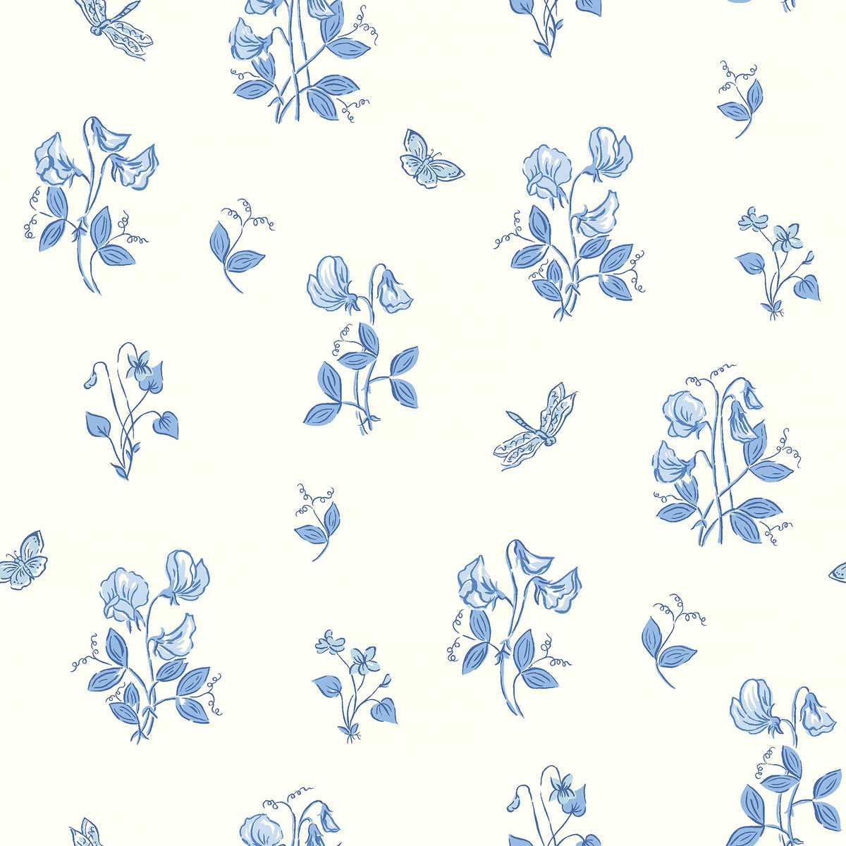  The Floral wallpaper Luktärt is created with inspiration from all the beautifully painted tiled stoves in our Swedish manor houses. 