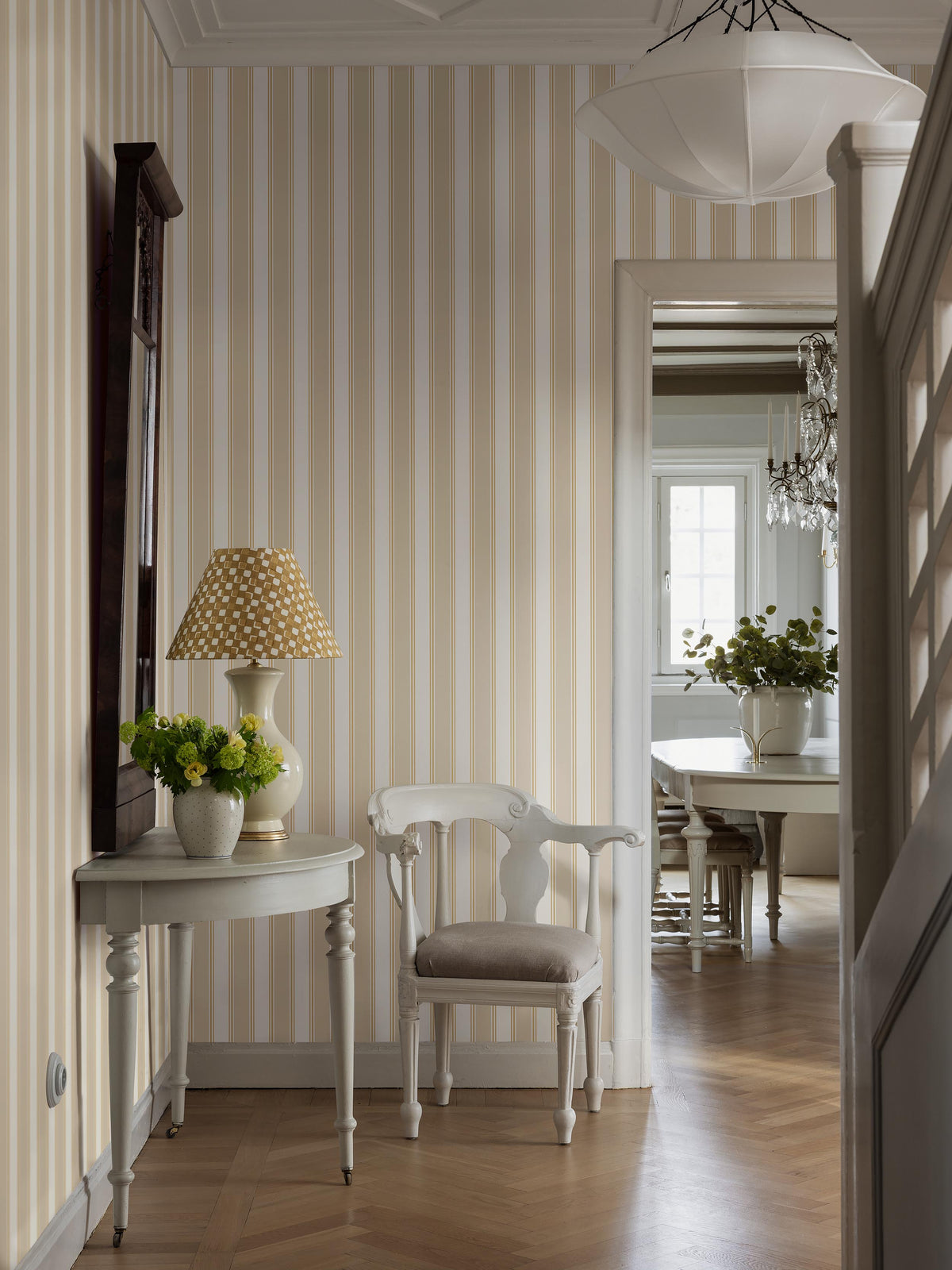 Few patterns radiate such effortless elegance as a Classic stripe. Eleonora is one such striped wallpaper, preserved in our historical archive. We are now gently breathing new life into this timeless pattern.
