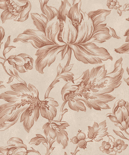  Archive Flowers is an elegant, large-floral wallpaper that truly sets the tone in a room. 