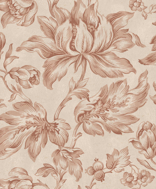  Archive Flowers is an elegant, large-floral wallpaper that truly sets the tone in a room. 