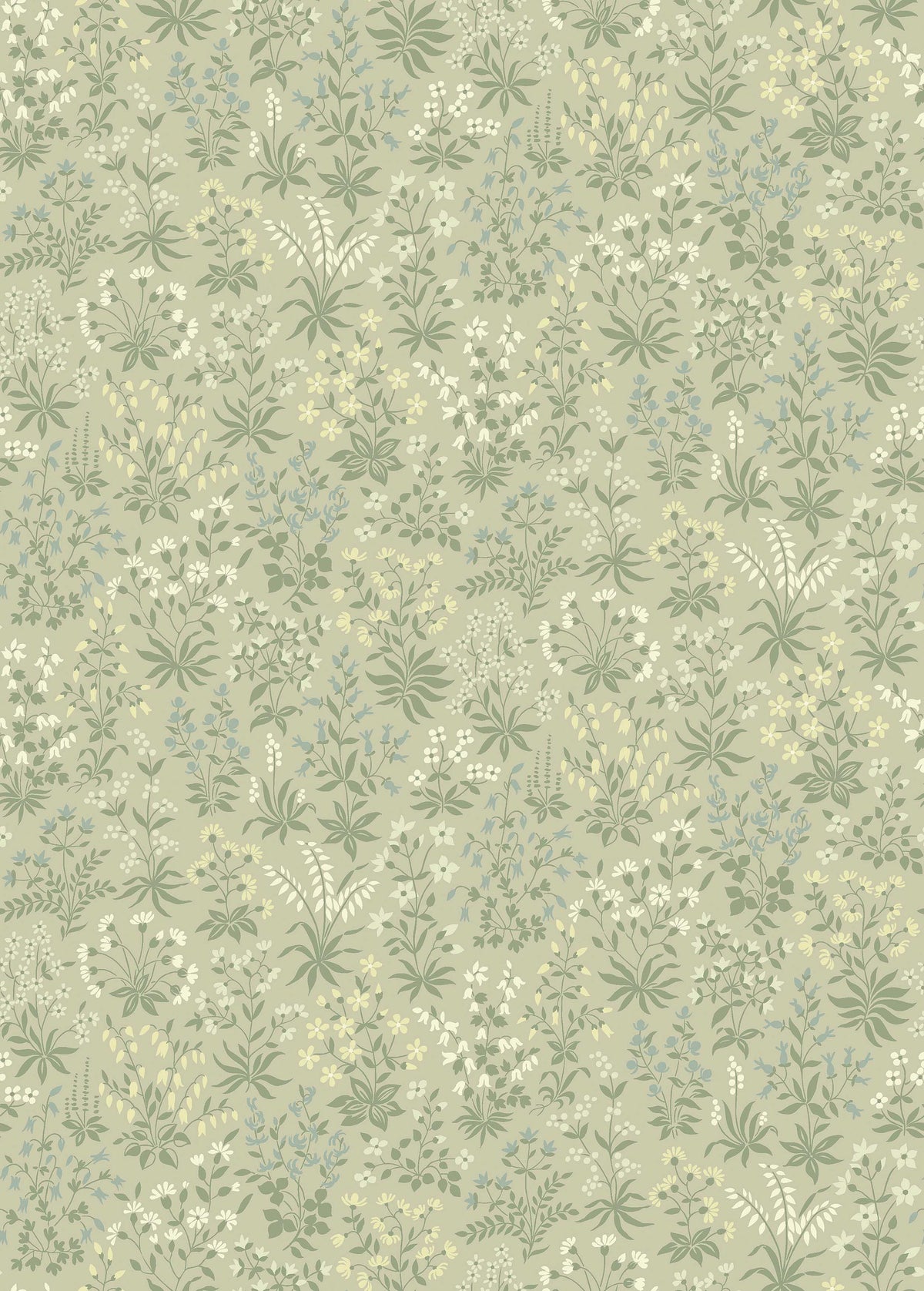 Vildflora is a cosy, small-floral wallpaper, covered with charming little wildflowers. 