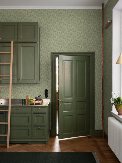 Vildflora is a cosy, small-floral wallpaper, covered with charming little wildflowers. 
