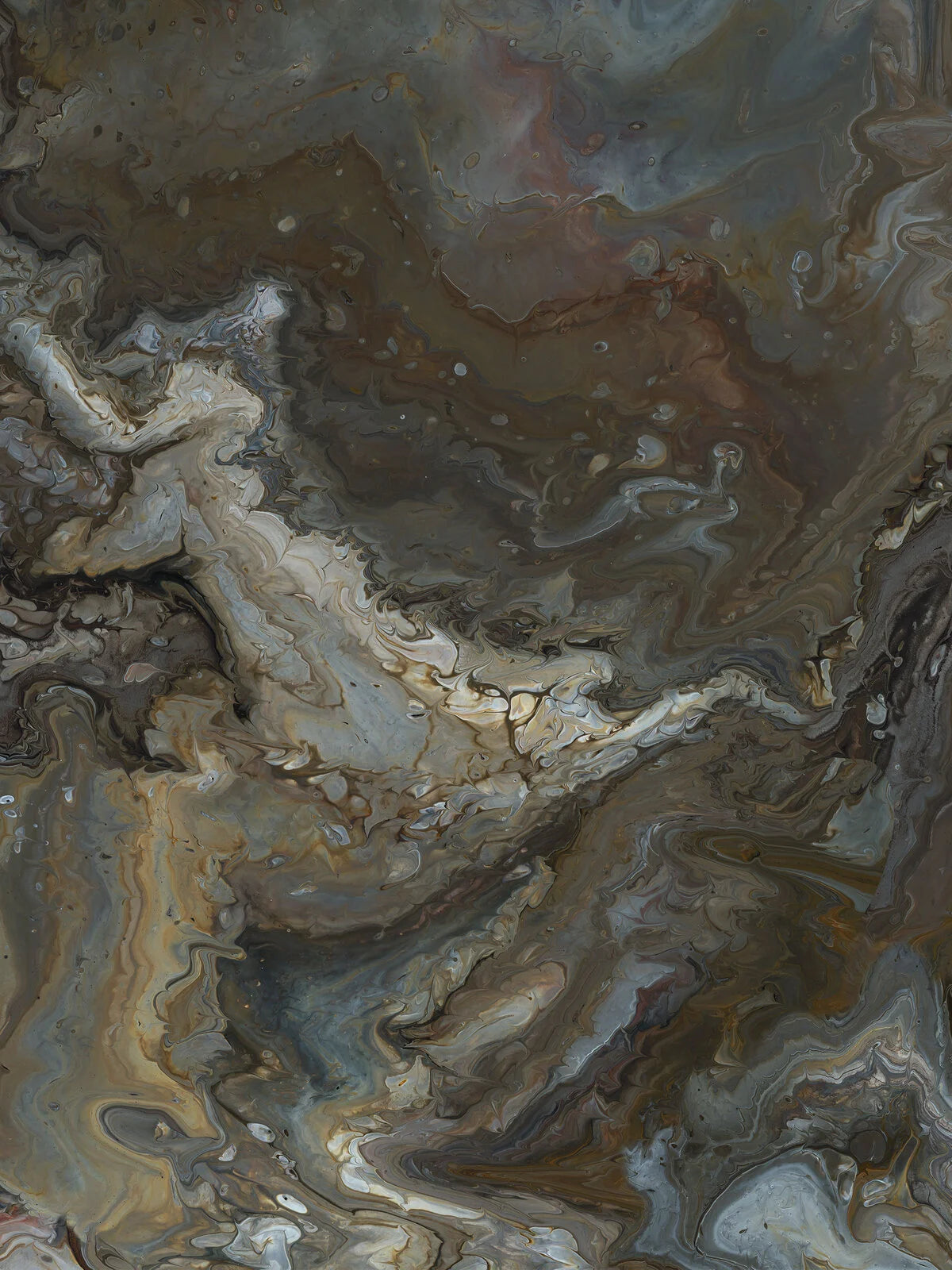 Marbled Paper wallpaper is inspired by the exquisite interplay of shades found in this naturally occurring stone.