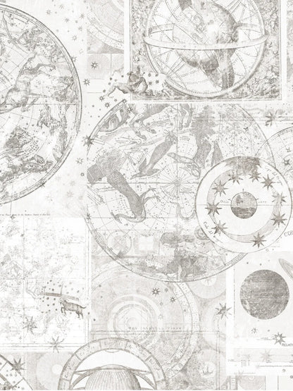  A highly detailed wallpaper map depicting the planets and the stars of the Northern and Southern Hemisphere in all their wondrous constellations. 