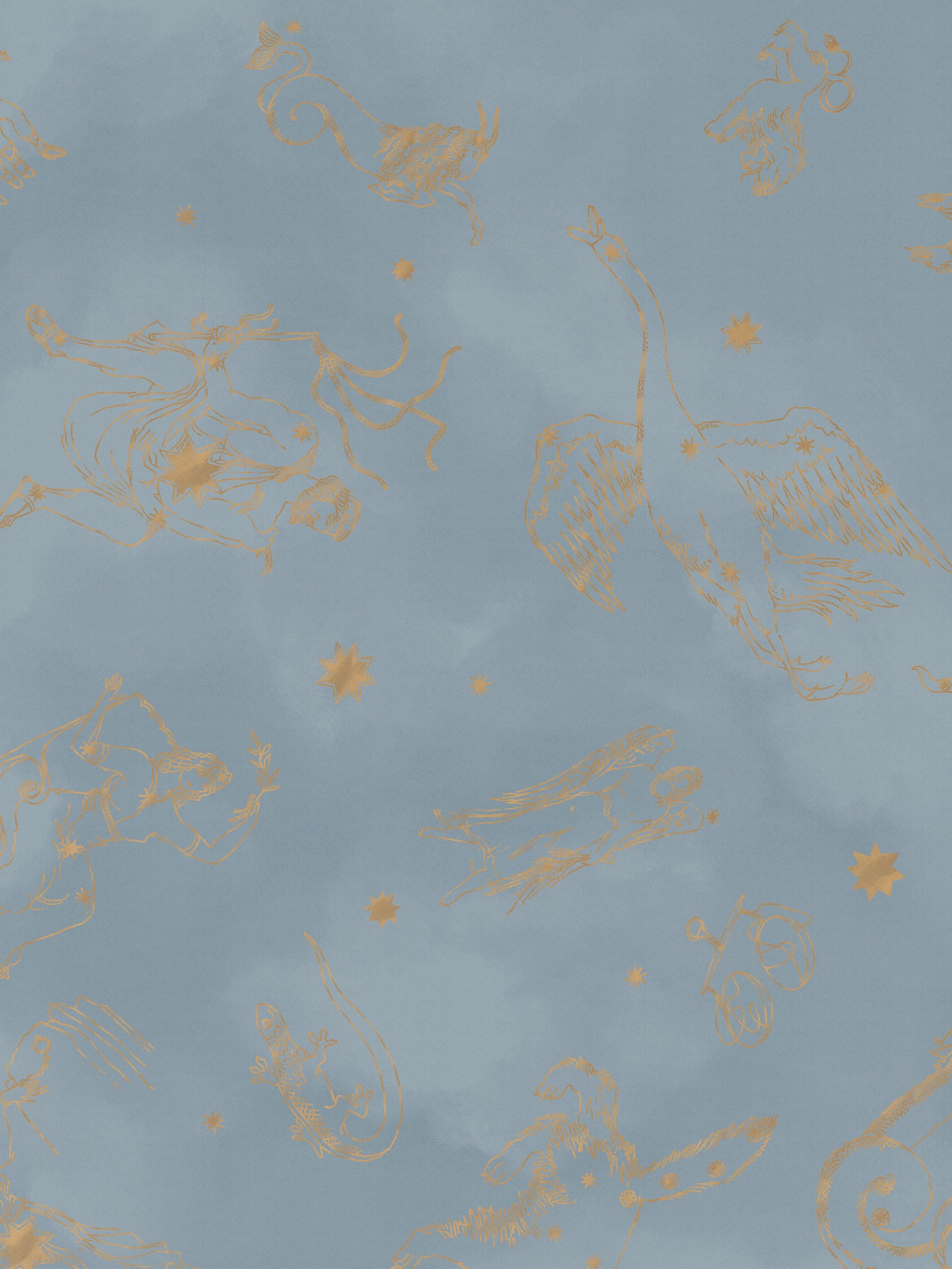 Constellations - 9562W Mural