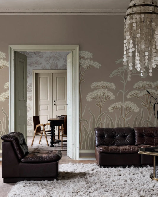  Wallpaper is printed on demand, custom fit to your wall. 