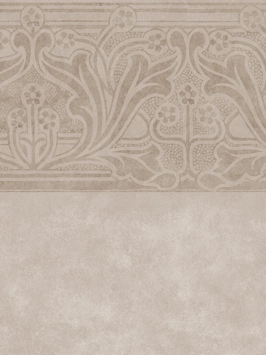 The intricate pattern of Ornamento is inspired by an Art Nouveau wallpaper from our historical archive.