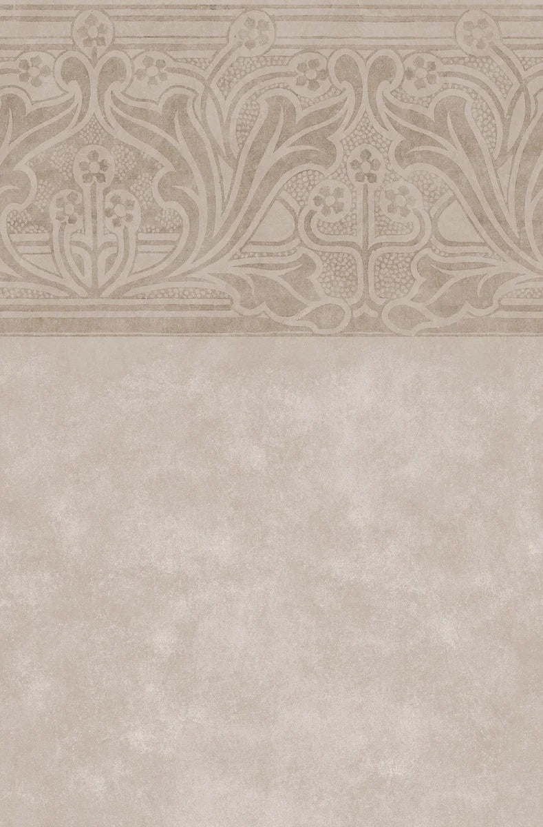 The intricate pattern of Ornamento is inspired by an Art Nouveau wallpaper from our historical archive.