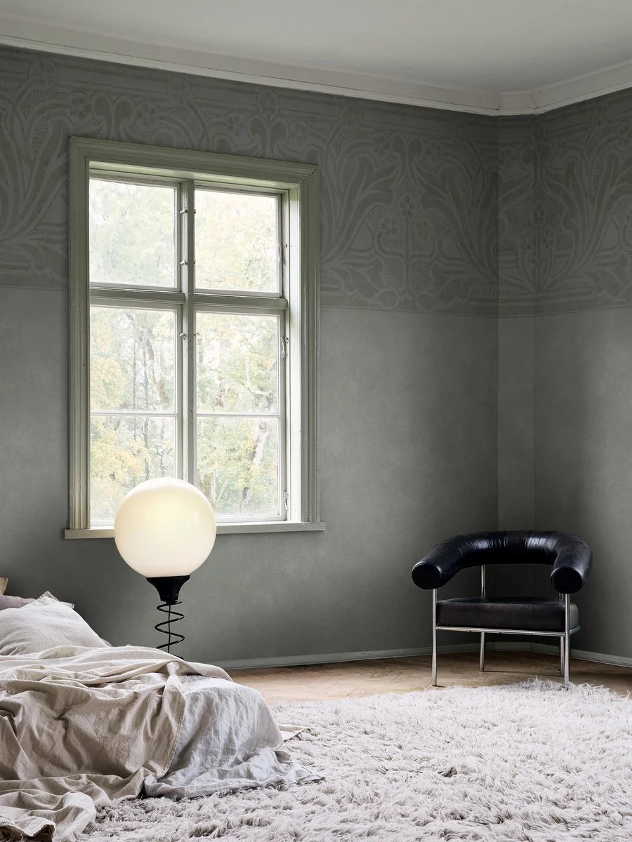 Wallpaper digitally printed on demand, fully custom fit to your wall.