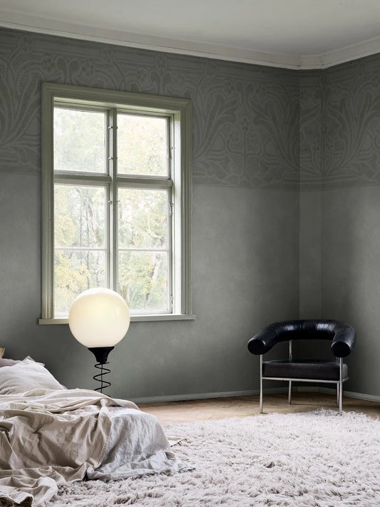 Wallpaper digitally printed on demand, fully custom fit to your wall.