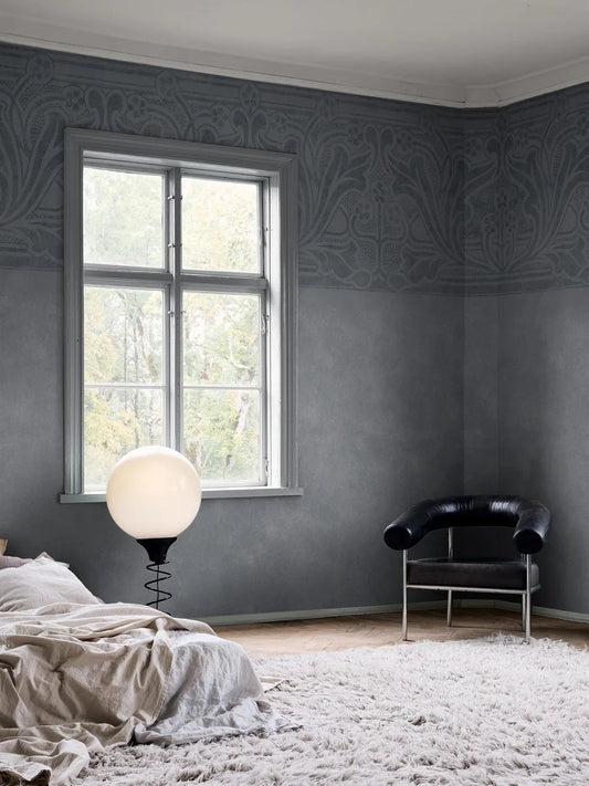 A decorative, timeless wallpaper that brings a touch of classic elegance to any room.