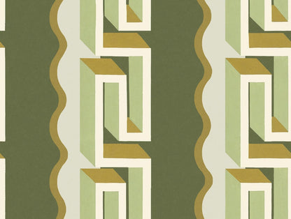 Wallpaper printed on demand, custom fit to your wall.
