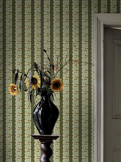 Wallpaper printed on demand, custom fit to your wall.