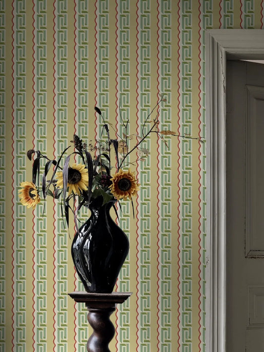  Wallpaper digitally printed, custom fit to your wall. 