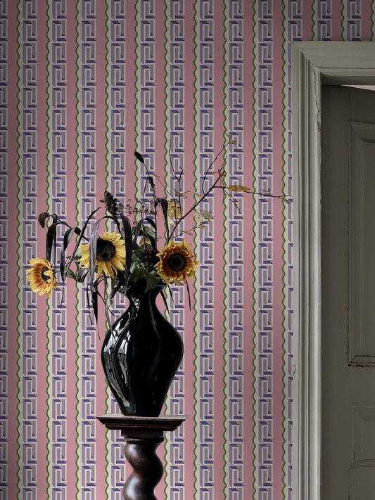  Wallpaper digitally printed, custom fit to your wall. 