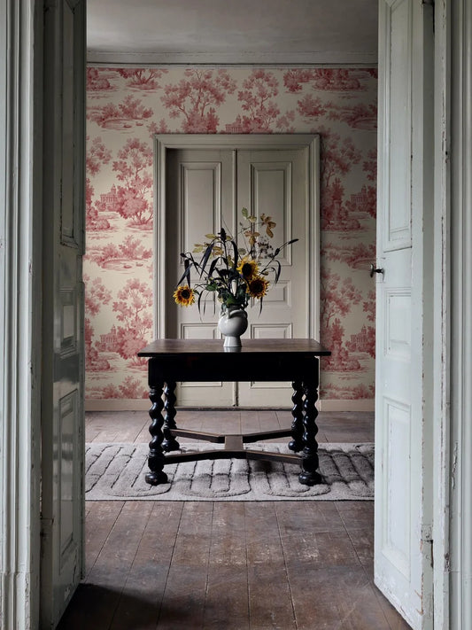  Grisaille is a reprint of a classic, timeless wallpaper from our historical archive. 