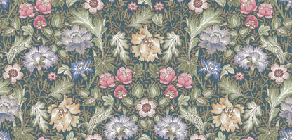 Wallpaper digitally printed on demand, fully custom fit to your wall.