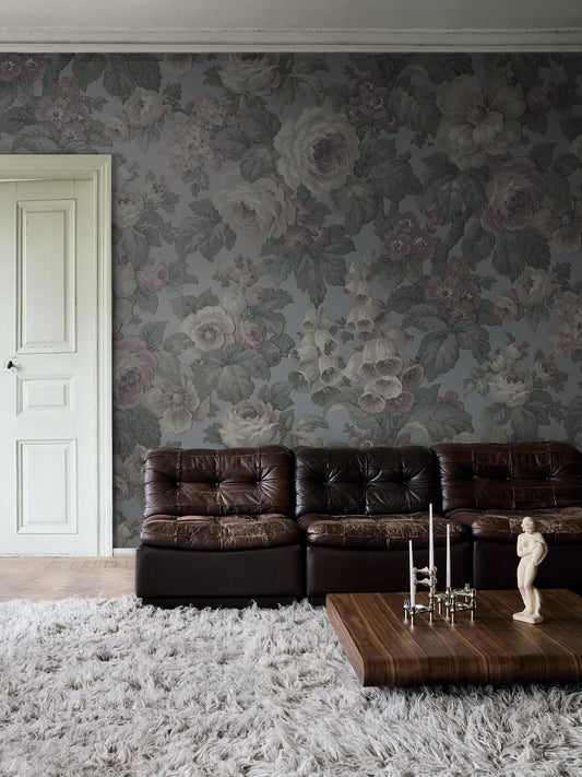  Large-flower Rose Magnifique, custom wallpaper fit to your wall. 