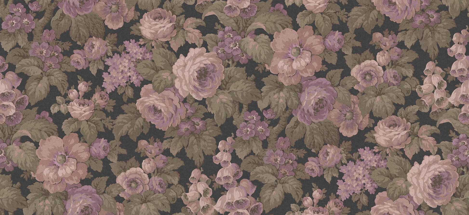  A textile-like effect in the pattern gives the wallpaper a soft, cozy expression. 