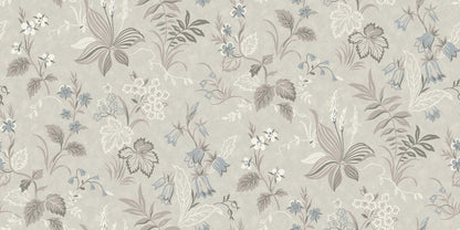 Folklore Grand is an enlarged digital print of the rustic 1950s Folklore wallpaper. The charming, hand-painted pattern takes on a bolder character in its new, larger scale.
