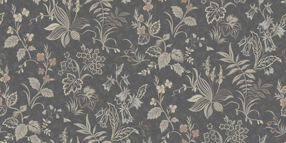  Across the Folklore Grand mural, the hand-painted floral pattern of Folklore winds in a dramatically enlarged scale. 
