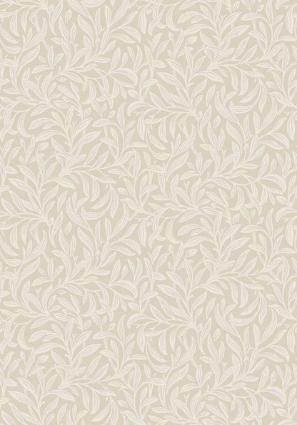 The light Vintergröna Grand features a large-scale, winding foliage pattern with clear Arts &amp; Crafts influences. The wallpaper is an enlarged reprint of Vintergröna and is custom fit to your wall.