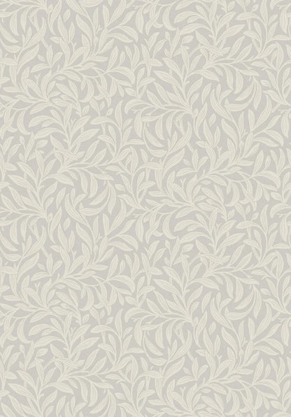 Vintergröna Grand is an enlarged reprint of our popular Vintergröna wallpaper. Its dense foliage winds across the wall, creating a calm, cozy atmosphere in the room.