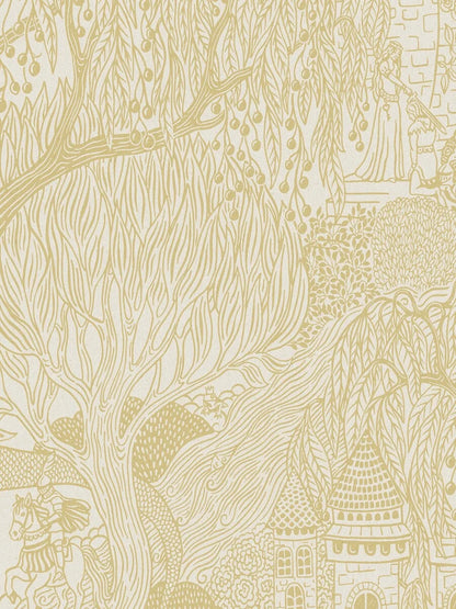  Kingdom of the Willow Grand is an enlarged digital print of one of our most beloved children’s wallpapers. 