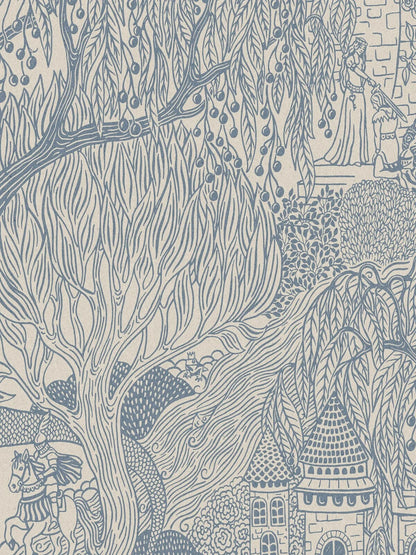  The children’s wallpaper Kingdom of the Willow Grand is full of exciting details. 