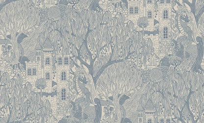  The children’s wallpaper Kingdom of the Willow Grand is full of exciting details. 
