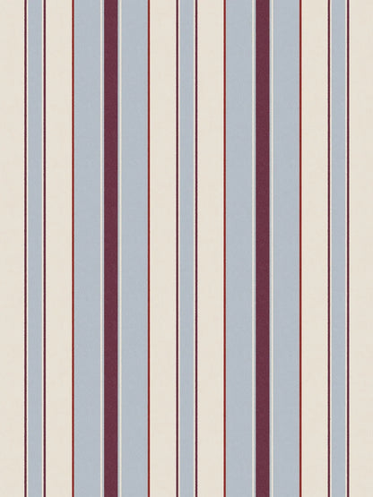 The striped wallpaper Stockholm Stripe is elegant and timeless. 
