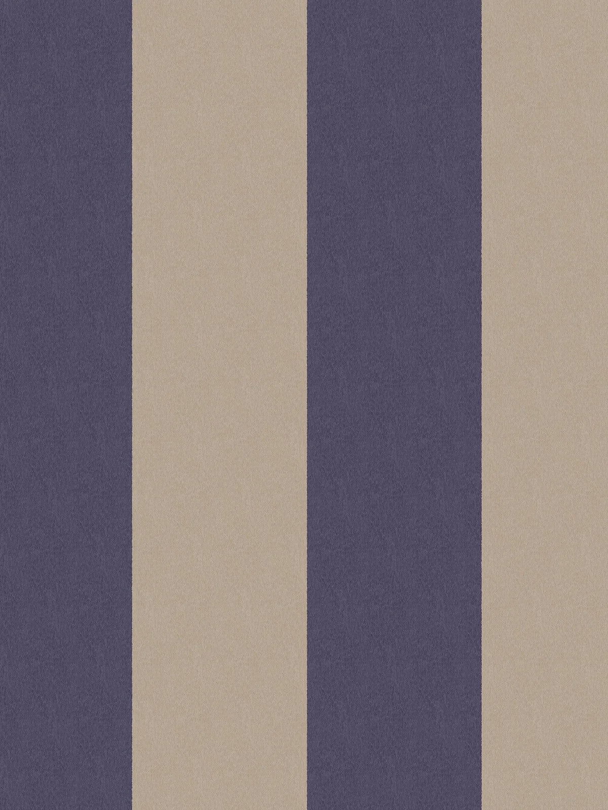 Bjärö Stripe wallpaper comes in linen beige and muted navy blue – an elegant, toned-down color palette that gives the wide stripes a sense of timeless calm.