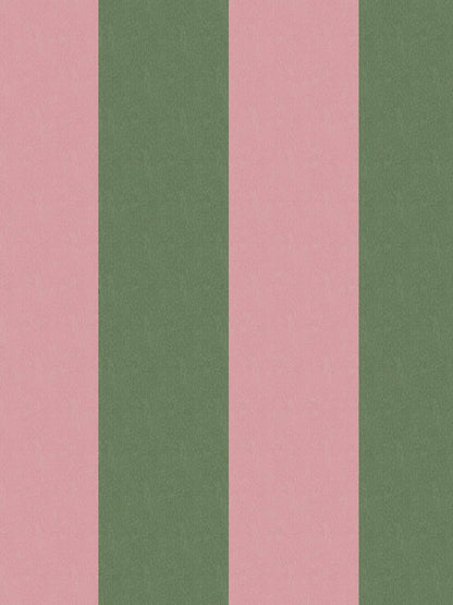  The boldly wide block stripes come in a playful colour combination of pea green and bubblegum pink. 