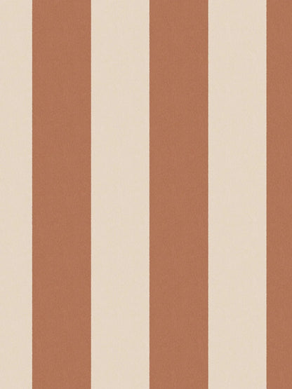 Båstad Stripe is a wide-striped wallpaper that brings a sense of lively dynamism to the room with its graphic block stripes. 