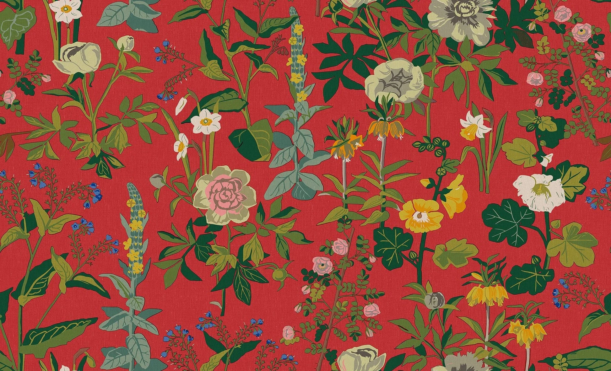 With the large-flowered mural wallpaper Sommar on your wall, you can enjoy a sense of summer at home all year round.